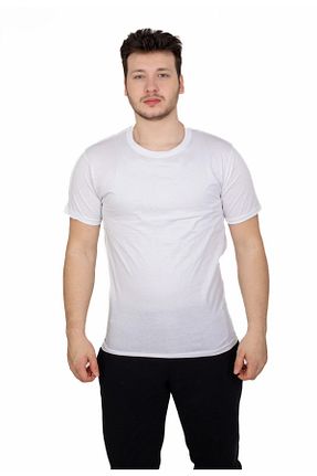 تیشرت سفید مردانه رگولار VEGA - کد 921874205