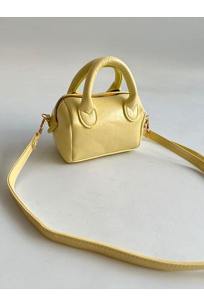 کیف دوشی زرد زنانه چرم مصنوعی Mia Collection - کد 921886752