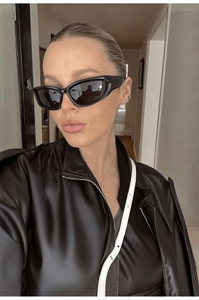 عینک آفتابی مشکی زنانه 55 BAPPİR - کد 897996738