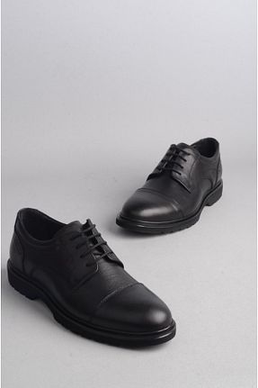 کفش کژوال مشکی مردانه پاشنه کوتاه (1 - 4 سانتی متر) SEÇ KUNDURA - کد 921913102