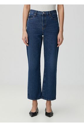 شلوار جین آبی زنانه پاچه ساده Frame Denim - کد 924108481