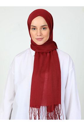 شال قرمز زنانه پنبه ای Butik - کد 921913299