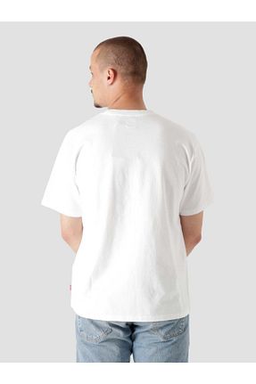 تیشرت سفید مردانه رگولار Levi