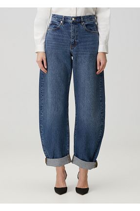 شلوار آبی زنانه پاچه گشاد Frame Denim - کد 923789844