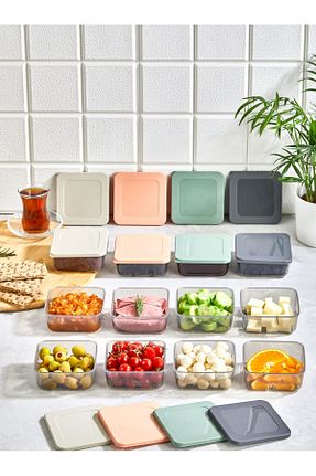 ظرف نگهداری رنگی پلاستیک Mapple Home - کد 745146839