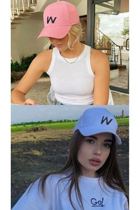 کلاه صورتی زنانه w white stars sports & wear - کد 921936090