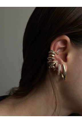گوشواره استیل (فولاد) زرد استیل (فولاد) mysteriajewelry - کد 921940580