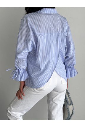 پیراهن آبی زنانه رگولار sportiness - کد 921944298