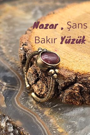 انگشتر جواهر زرشکی زنانه سنگ طبیعی NBS Beautiful Naturel Stones - کد 921944448