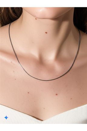 گردنبند استیل ( فولاد ) طوسی زنانه استیل (فولاد) LUNİS LUXE - کد 886169045