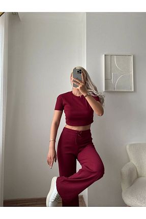 ست بالاتنه و پائین تنه رنگی زنانه بافتنی Zora Butik - کد 921968502
