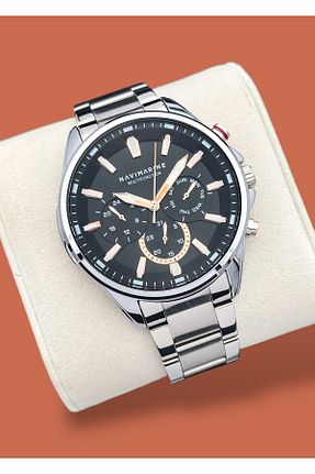 ساعت مچی مشکی مردانه 45 میلی متر Navimarine - کد 824226971