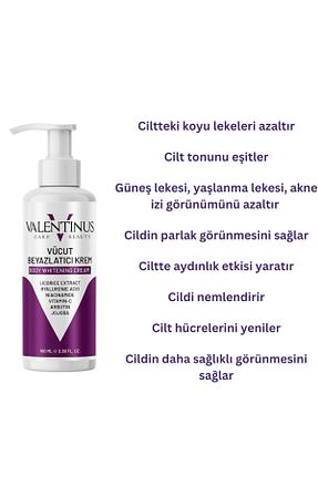 کرم بدن Beyazlatıcı Valentinus - کد 867454655