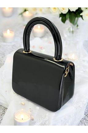 کیف مجلسی مشکی زنانه چرم لاکی Biçanta - کد 921978067