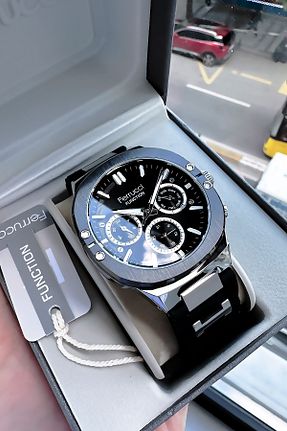 ساعت مچی مشکی مردانه 44 میلی متر Ferrucci - کد 921994302