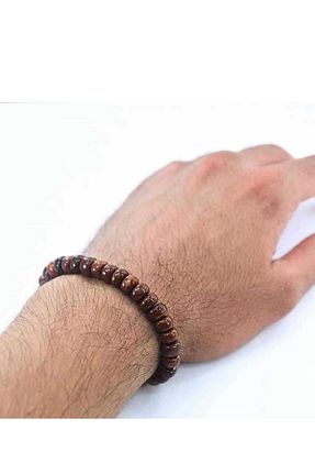 دستبند جواهر قهوه ای زنانه Home - کد 922005679