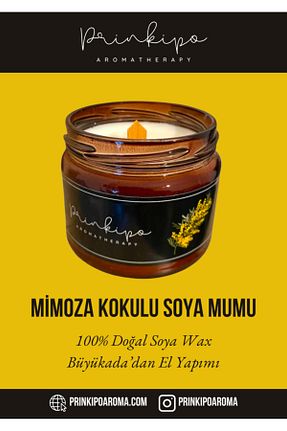 شمع سفید Mimoza Prinkipo Aromatherapy - کد 921555733