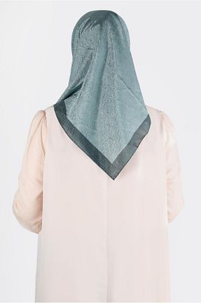 روسری سبز پلی استر Alvina - کد 801703913