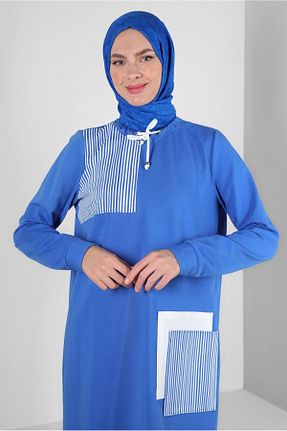شال سرمه ای زنانه پلی استر Alvina - کد 799159371