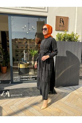 لباس حجاب مشکی زنانه رگولار MissWhence - کد 922021265