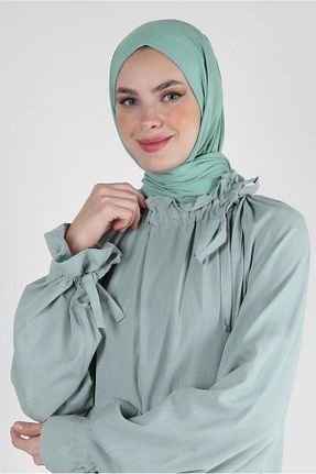 شال سبز زنانه پلی استر Alvina - کد 870008139