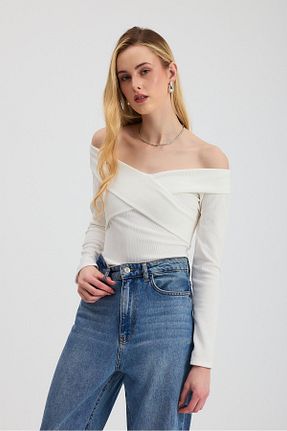 بلوز نباتی زنانه رگولار Rays - کد 922022758