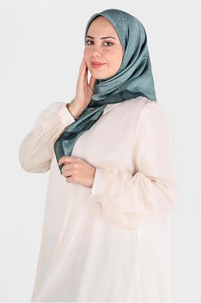 روسری سبز پلی استر Alvina - کد 801703913