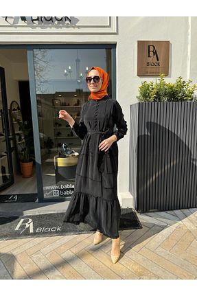 لباس حجاب مشکی زنانه رگولار MissWhence - کد 922021265