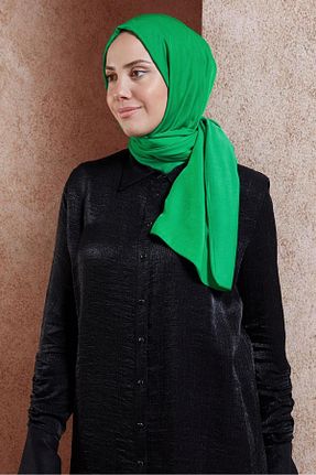 شال سبز زنانه پلی استر Alvina - کد 861166282