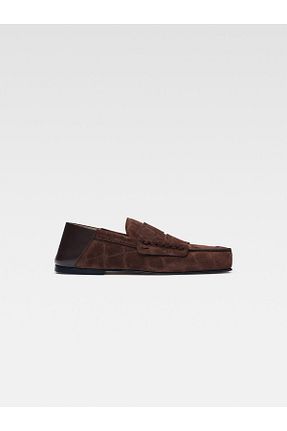 کفش لوفر قهوه ای زنانه جیر JACQUEMUS - کد 922674579