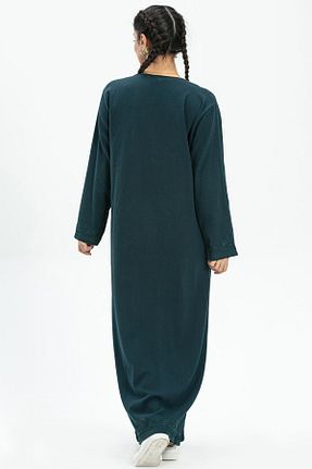 لباس حجاب آبی زنانه رگولار Eliş Şile Bezi - کد 92947105