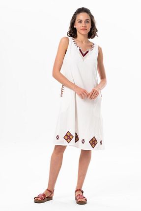 لباس بژ زنانه بافتنی Eliş Şile Bezi - کد 807721288