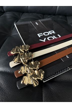 کمربند رنگی زنانه چرم مصنوعی Fiori - کد 922055600