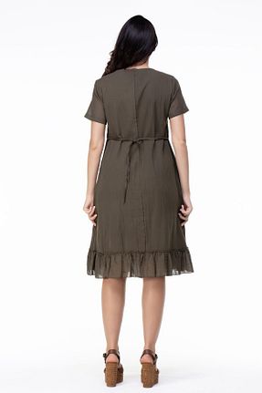 لباس خاکی زنانه بافتنی Eliş Şile Bezi - کد 770321086