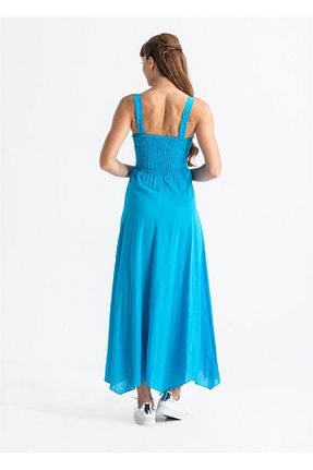 لباس فیروزه ای زنانه بافتنی Eliş Şile Bezi - کد 379214608