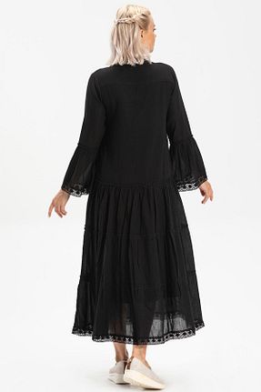 لباس مشکی زنانه بافتنی Eliş Şile Bezi - کد 93035125