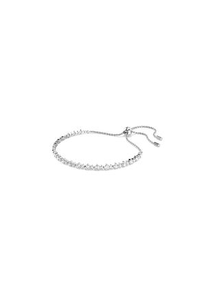 دستبند جواهر سفید زنانه سنگ طبیعی Swarovski - کد 895129978