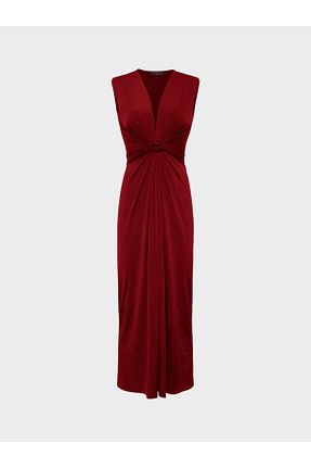 لباس زرشکی زنانه بافتنی Rivus - کد 922076048