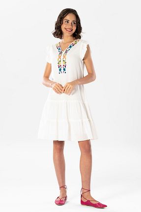 لباس بژ زنانه بافتنی Eliş Şile Bezi - کد 807711909