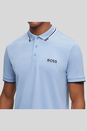 پولوشرت آبی مردانه رگولار BOSS - کد 922046372