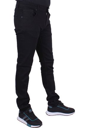 شلوار مشکی مردانه پنبه - الاستین Twister Jeans - کد 917689695