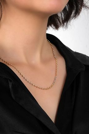 گردنبند طلا زرد زنانه 14 عیار Güzide Kuyumcu - کد 450375375