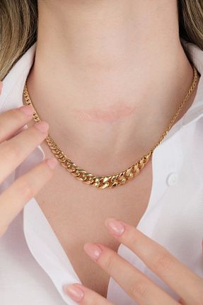 گردنبند طلا طلائی زنانه 14 عیار Arpaş - کد 837118971