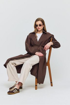ترنچکت قهوه ای زنانه Rays - کد 922136131