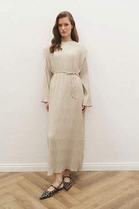 لباس حجاب بژ زنانه رگولار Hooopstore - کد 811222300