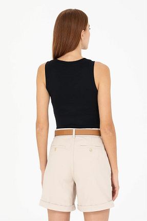 تیشرت مشکی زنانه اسلیم فیت U.S. Polo Assn. - کد 922086814