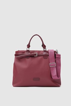 کیف پستچی زرشکی زنانه Shule Bags - کد 923687487