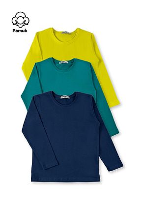 سوئیشرت رنگی بچه گانه ساده MK Mukko Kids - کد 922789910