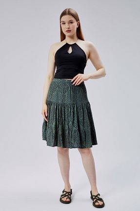 دامن رنگی زنانه ویسکون BW BEST WOMAN - کد 922145876