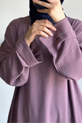 ست بالاتنه و پائین تنه حجاب بنفش Salopet ANDE - کد 922143602